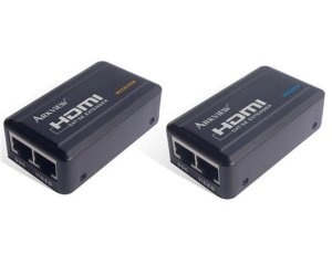 Sabrent Adaptador HDMI Extensión sobre Cable Cat5e hasta 60 Metros 