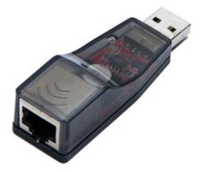 Sabrent Adaptador de Red USB NT-USB20, USB - RJ45, 100 Mbit/s 