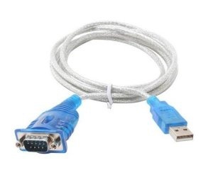 Sabrent Cable USB A - RS-232, 1.8 Metros, Azul/Blanco 