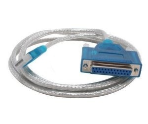Sabrent Cable USB-DB25F, USB Hembra - DB25F Hembra, 1.8 Metros, Gris 