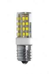 Saglite Foco Mini LED S00730, Luz Fría, Base E17, 5W, 310 Lúmenes, Blanco, Ahorro de 90% 