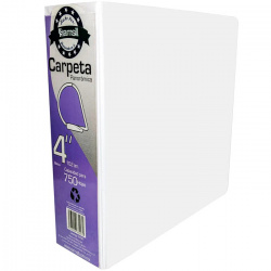 Samsill Carpeta con Arillo SM-16797, para 750 Hojas de Tamaño Carta, 10 Piezas 