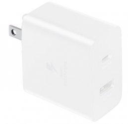 Samsung Cargador de Pared EP-TA220NBEGMX, 35W, 1 x USB-A 1 x USB-C 