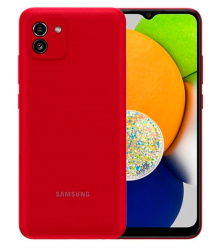 Samsung Galaxy A03 6.5” Dual SIM, 32GB, 3GB RAM, Rojo 