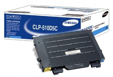 Toner Samsung CLP-510D5C Cyan, 5000 Páginas, para CLP-510 