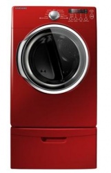 Samsung Secadora de Carga Frontal DV340AGR, 16kg, Rojo 