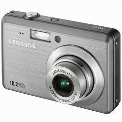 Cámara Digital Samsung ES55, 10.2MP, Zoom óptico 3x, Plata 
