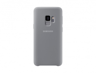 Samsung Funda Silicon Cover para Galaxy S9, Gris 