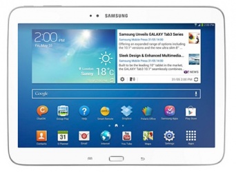 Tablet Samsung Galaxy Tab 3 10.1'', 1280 x 800 Pixeles, Android 4.2, Bluetooth 3.0, WLAN, Blanco 