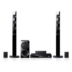 Samsung Home Theater HT-F453K, 5.1, 1000W RMS, DVD Player Incluido 