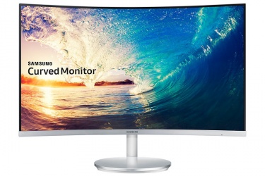 Monitor Curvo Samsung C27F591FDL LED 27'', Full HD, HDMI, Bocinas Integradas, Plata 