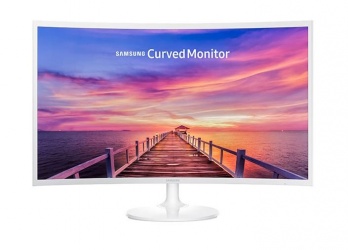 Monitor Curvo Samsung LC32F391FWNXZA LED 32'', Full HD, HDMI, Blanco 