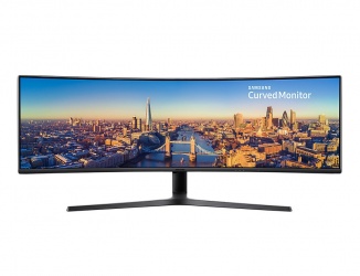 Monitor Curvo Samsung C49J890DKL LCD 49'', Full HD, Super Ultra Wide, 144Hz, HDMI, Bocinas Integradas, Negro 