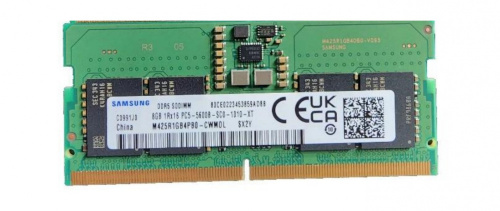 Memoria RAM para Laptop Samsung M425R1GB4PB0-CWM0L DDR5, 5600MHz, 8GB, Non-ECC, CL45, 204-pin SO-DIMM 