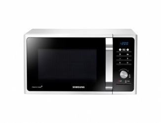 Samsung Horno de Microondas MS32F303TAW, 32L, 1600W, Negro/Blanco 