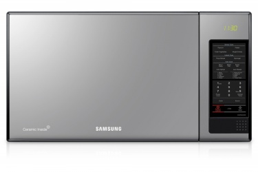 Samsung Horno de Microondas MS402MADXBB, 1.4 Pies Cúbicos, 1050W, Acero Inoxidable 