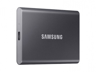 SSD Externo Samsung T7, 1TB, USB C, Gris 