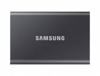 SSD Externo Samsung T7, 2TB, USB C 3.2, Gris 