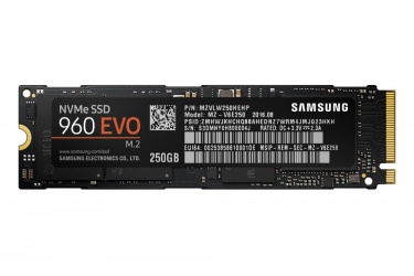 SSD Samsung 960 EVO NVMe, 250GB, PCI Express, M.2 