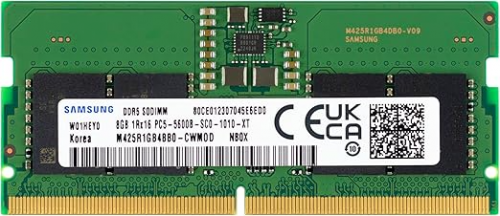 Memoria RAM para Laptop Samsung M425R1GB4BB0-CWM DDR5, 5600MHz, 8GB, Non-ECC, CL46, 262-pin SO-DIMM 