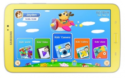 Tablet Samsung Galaxy Tab 3 Kids 7'', 8GB, 1024 x 600 Pixeles, Android 4.1, Bluetooth, WLAN, Amarillo 