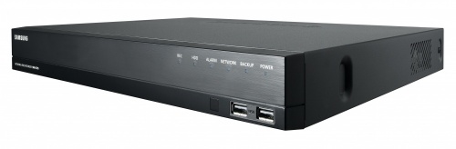Samsung NVR de 4 Canales con Switch PoE SRN-472S para 2 Discos Duros, 1TB, max. 8TB, 2x USB 2.0, 2x RJ-45 