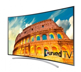 Samsung TV Curve LED UN55H8000AF 55'', Full HD, Negro/Plata 