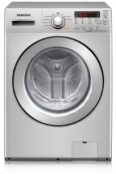 Samsung Lavasecadora de Carga Frontal WD146UVHJSM, 14kg, 11 Programas de Lavado, Plata 