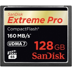 Memoria Flash SanDisk Extreme PRO, 128GB, CompactFlash 
