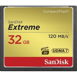 Memoria Flash SanDisk Extreme, 32GB CompactFlash 