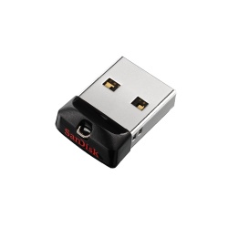 Memoria USB SanDisk Cruzer Fit Z33, 16GB, USB 2.0, Negro 