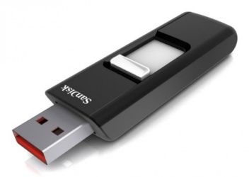 Memoria USB SanDisk Cruzer, 16GB, USB 2.0, Negro 