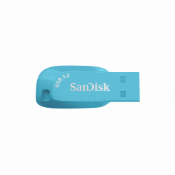 Memoria USB SanDisk Ultra Shift, 32GB, USB 3.0, Azul Turquesa 