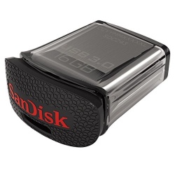 Memoria USB SanDisk Ultra Fit, 16GB, USB 3.0, Negro 