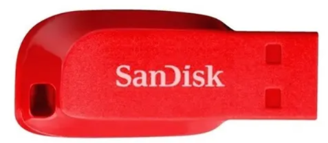 Memoria USB SanDisk Cruzer Blade G35R, 32GB, USB 2.0, Rojo 