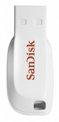 Memoria USB SanDisk Cruzer Blade, 16GB, USB-A 2.0, Blanco 