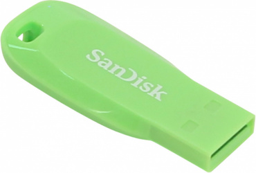 Memoria USB SanDisk Cruzer Blade, 32GB, USB 2.0, Verde 