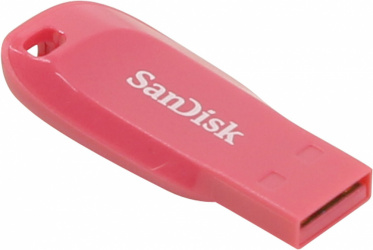 Memoria USB SanDisk Cruzer Blade, 32GB, USB 2.0, Rosa 