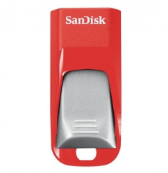 Memoria USB SanDisk Cruzer Edge CZ51, 32GB, USB 2.0, Rojo/Gris 