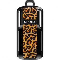 Memoria USB SanDisk Cruzer, 16GB, USB 2.0, Leopard Print 