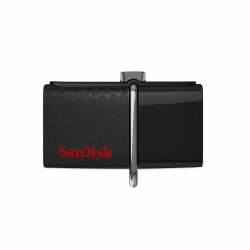 Memoria USB SanDisk Ultra Dual, 128GB, USB A 3.0/Micro USB, Negro 