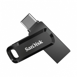 Memoria USB SanDisk Ultra Dual Drive Go, 128GB, USB C, Lectura 150MB/s, Negro/Plata 