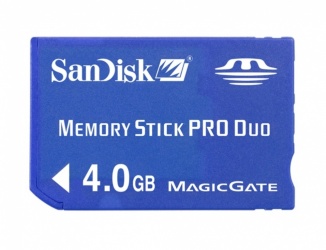 Memoria Flash SanDisk, 4GB Memory Stick Pro Duo 