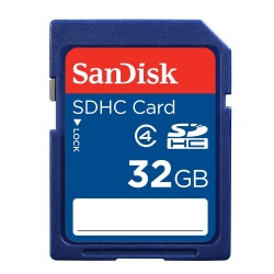 Memoria Flash SanDisk, 32GB SDHC Clase 4 