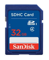 Memoria Flash SanDisk, 32GB SDHC Clase 2 