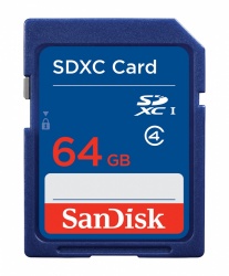 Memoria Flash SanDisk, 64GB SDHC Clase 4 