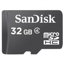 Memoria Flash SanDisk SDSDQM-032G-B35, 32GB microSD Clase 4 