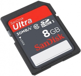 Memoria Flash SanDisk, 8GB Ultra SDHC, Clase 10 
