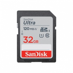 Memoria Flash SanDisk Ultra, 32GB SDHC UHS-I Clase 10 