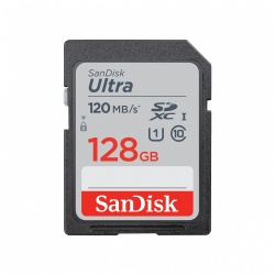 Memoria Flash SanDisk Ultra, 128GB SDHC UHS-I Clase 10 